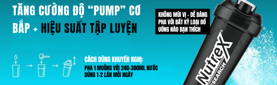 Tăng cường pump cơ bắp